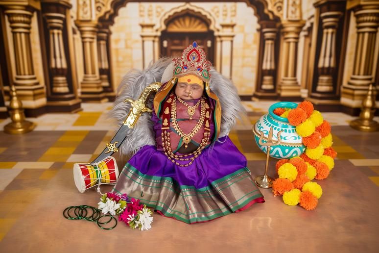 Devi theme photoshoot at Sourmi Studio