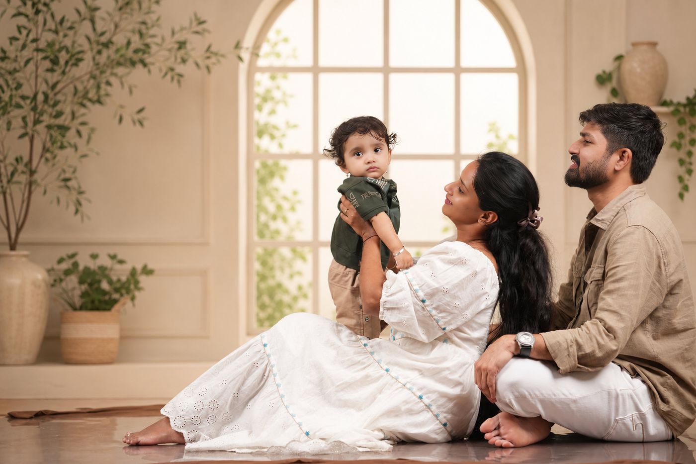 Family portrait — Sourmi Studio, Pune