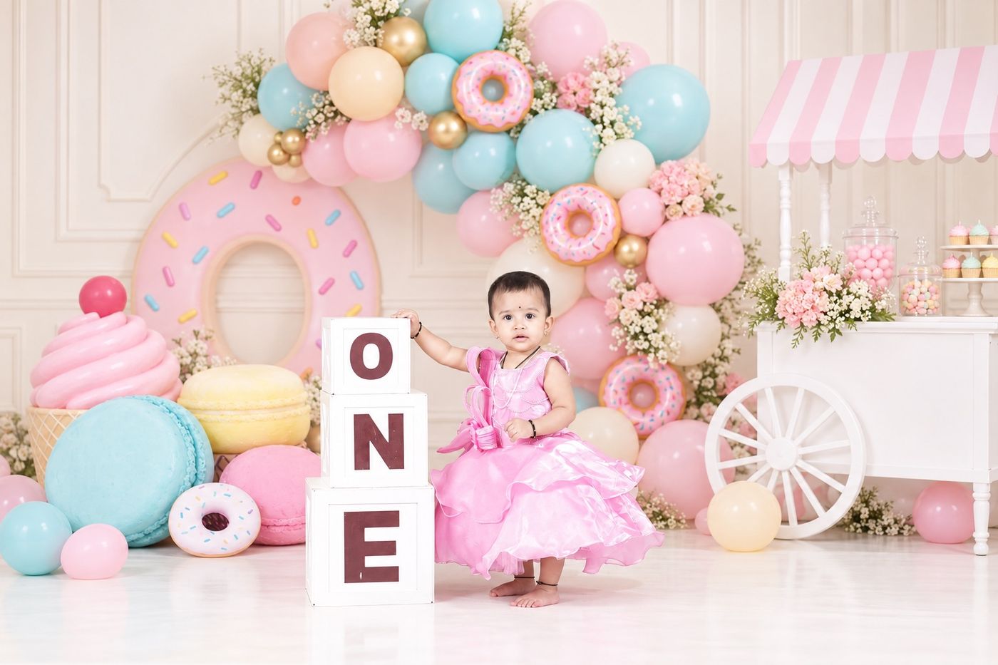 Candy land theme photoshoot at Sourmi Studio