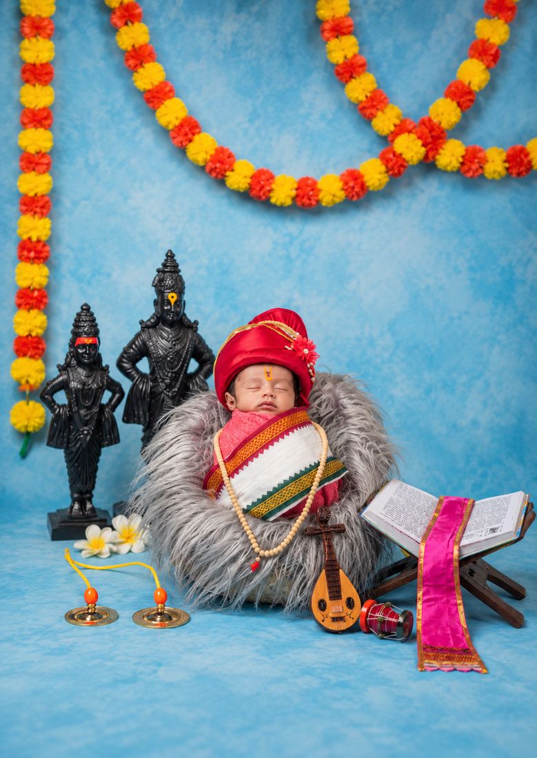 Vitthal theme photoshoot at Sourmi Studio
